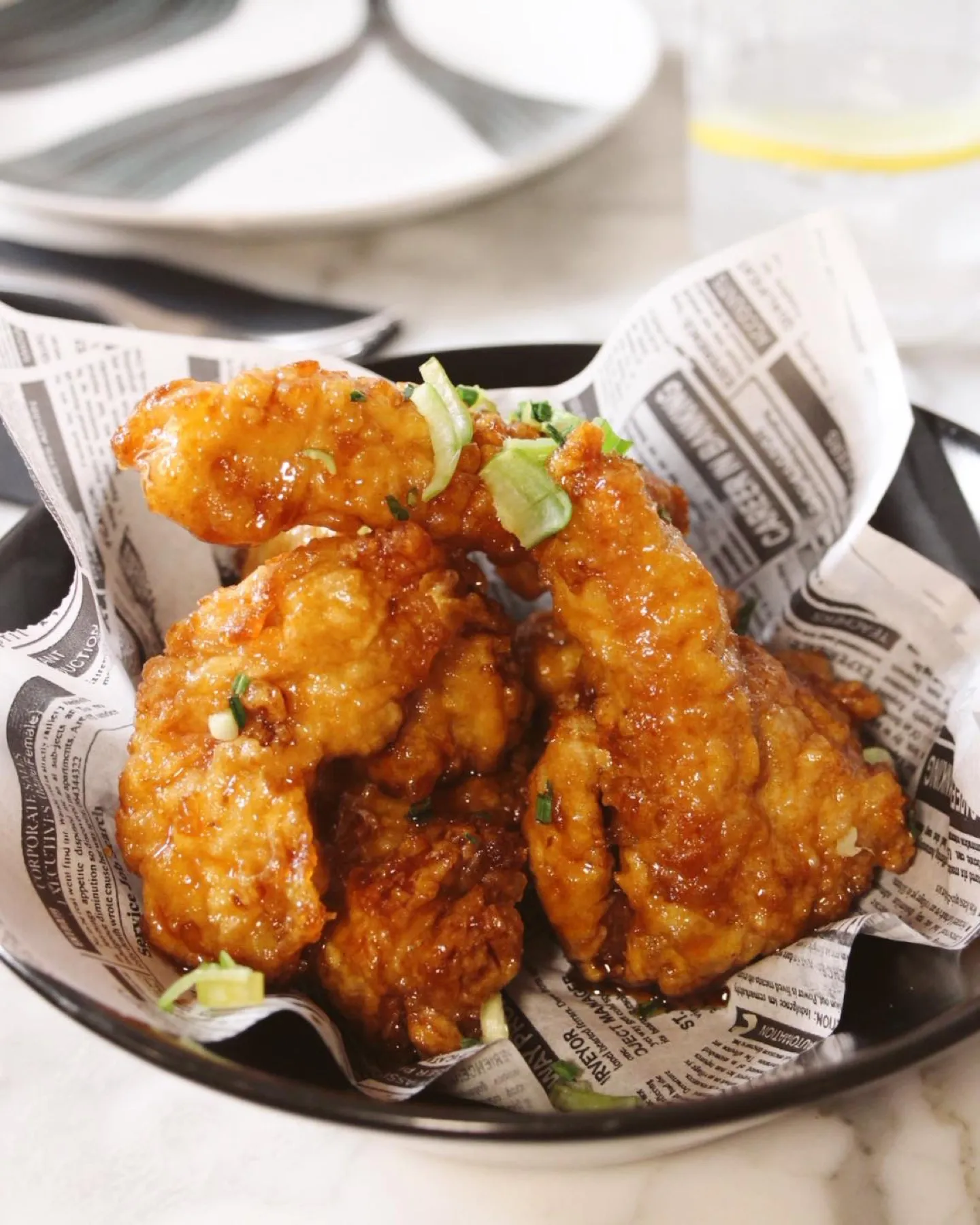 Pollo coreano crujiente