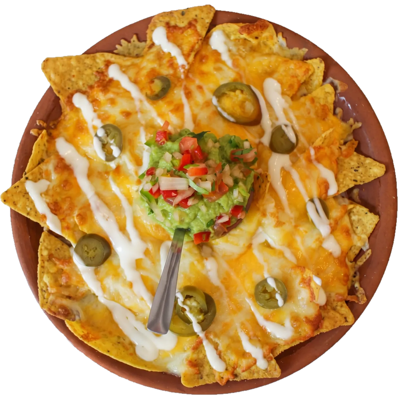 Nachos SA COSTA con queso y guacamole