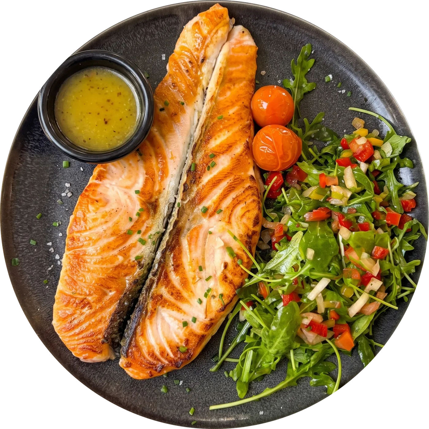 Salmón a la plancha